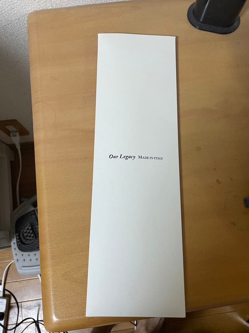 小物 Our Legacy TIE Black Real Fake Leather