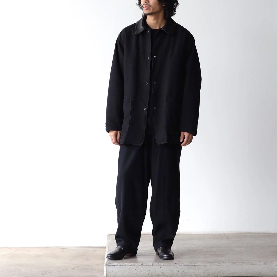 COMOLI 25AW デニムレザーワークジャケット　コモリ　サイズ3