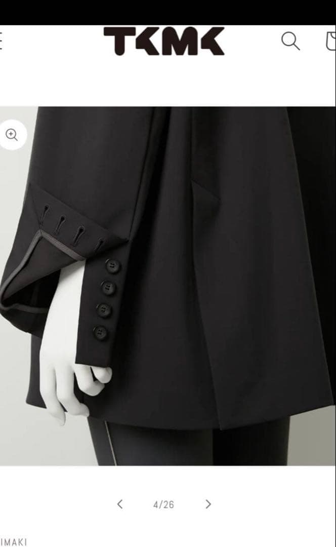 タキマキ　トレーニングウェア　オーバーサイズジャケット