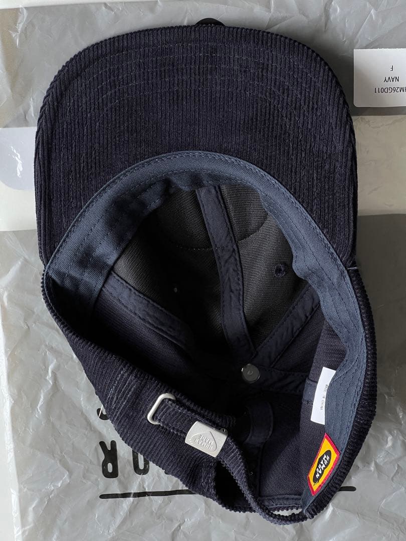 【美品】HUMAN MADE 6PANEL CORDUROY CAPネイビー