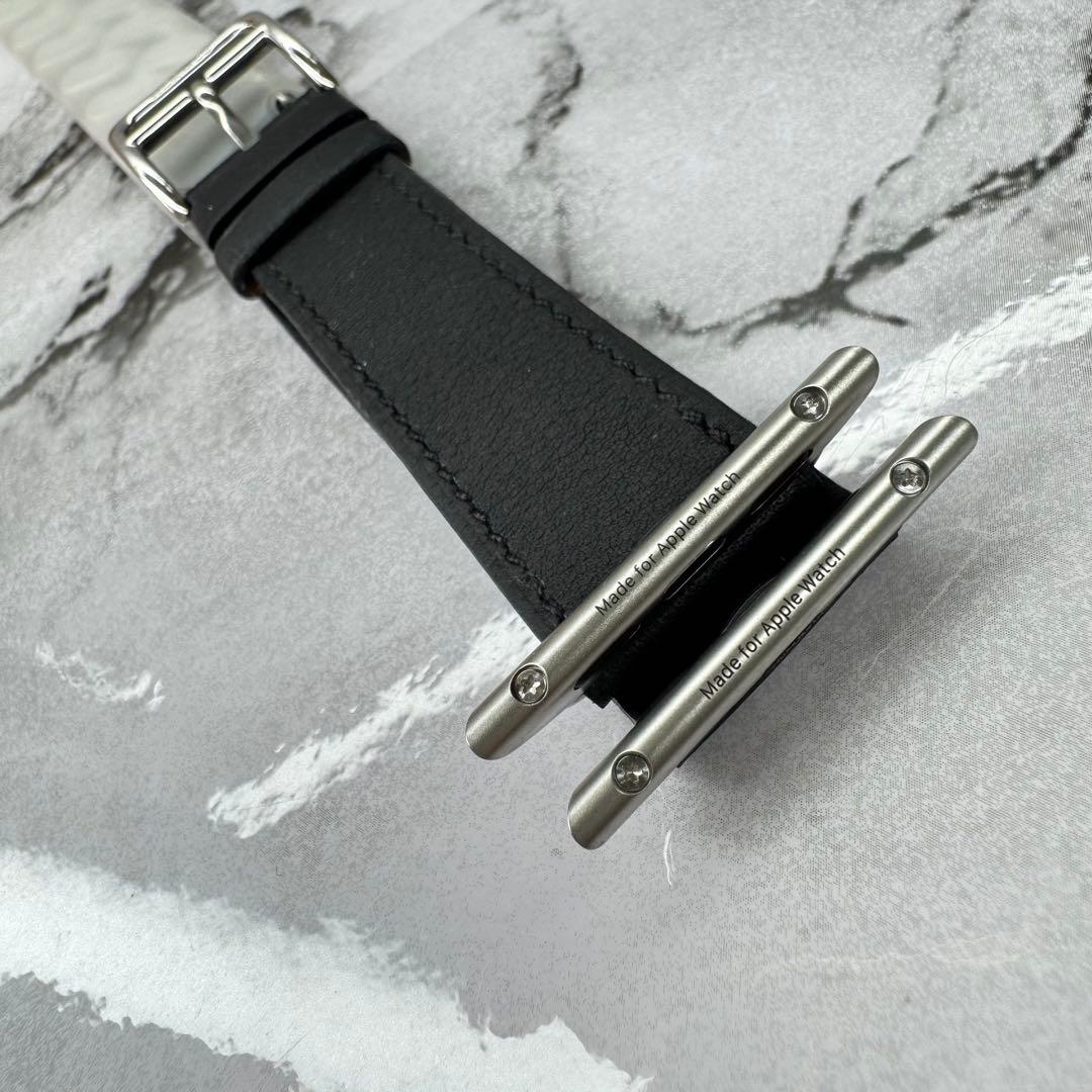 2555 ほぼ未使用　Apple Watch エルメス　グルメットメタル　二重