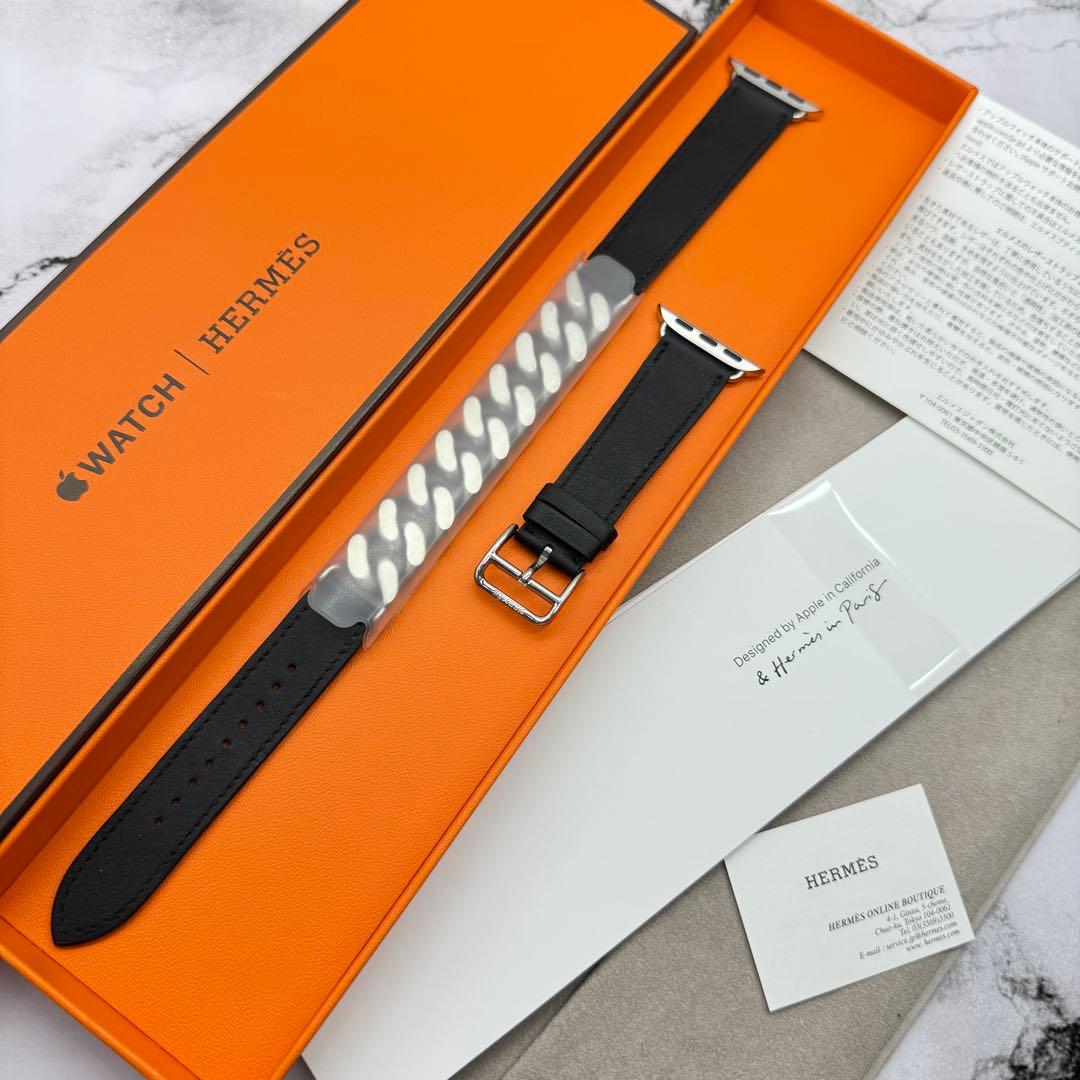 2555 ほぼ未使用　Apple Watch エルメス　グルメットメタル　二重