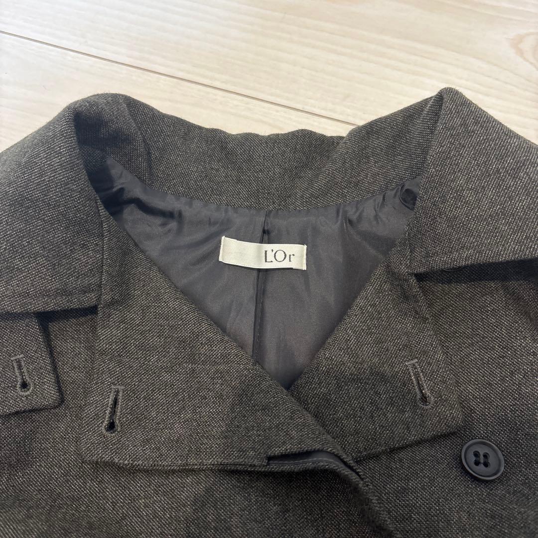 L'Or ロル Sleeveless Coat Dress