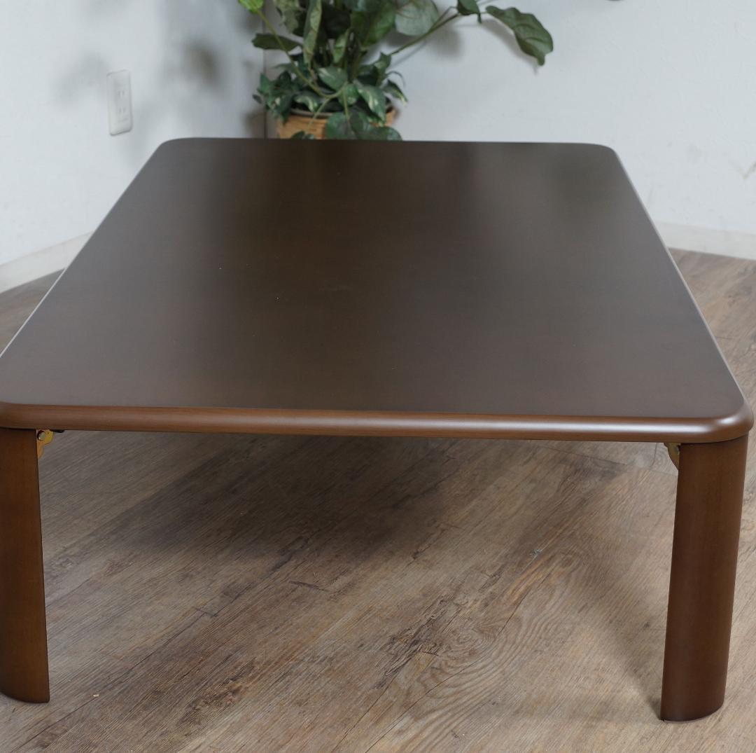 訳あり　折りたたみテーブル120cm 座卓 センターテーブル 簡単収納