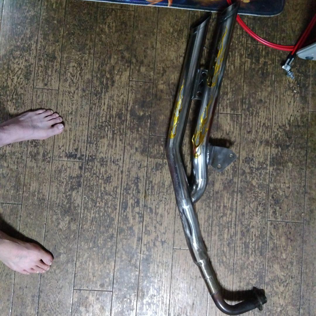 マグナ50ダブルUPスラッシュカットマフラー