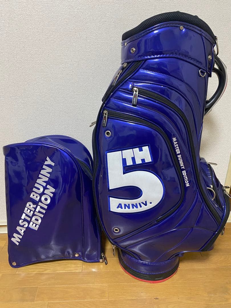 ※週末価格※未使用フードカバー、オマケDRカバー付マスターバニーキャディバック