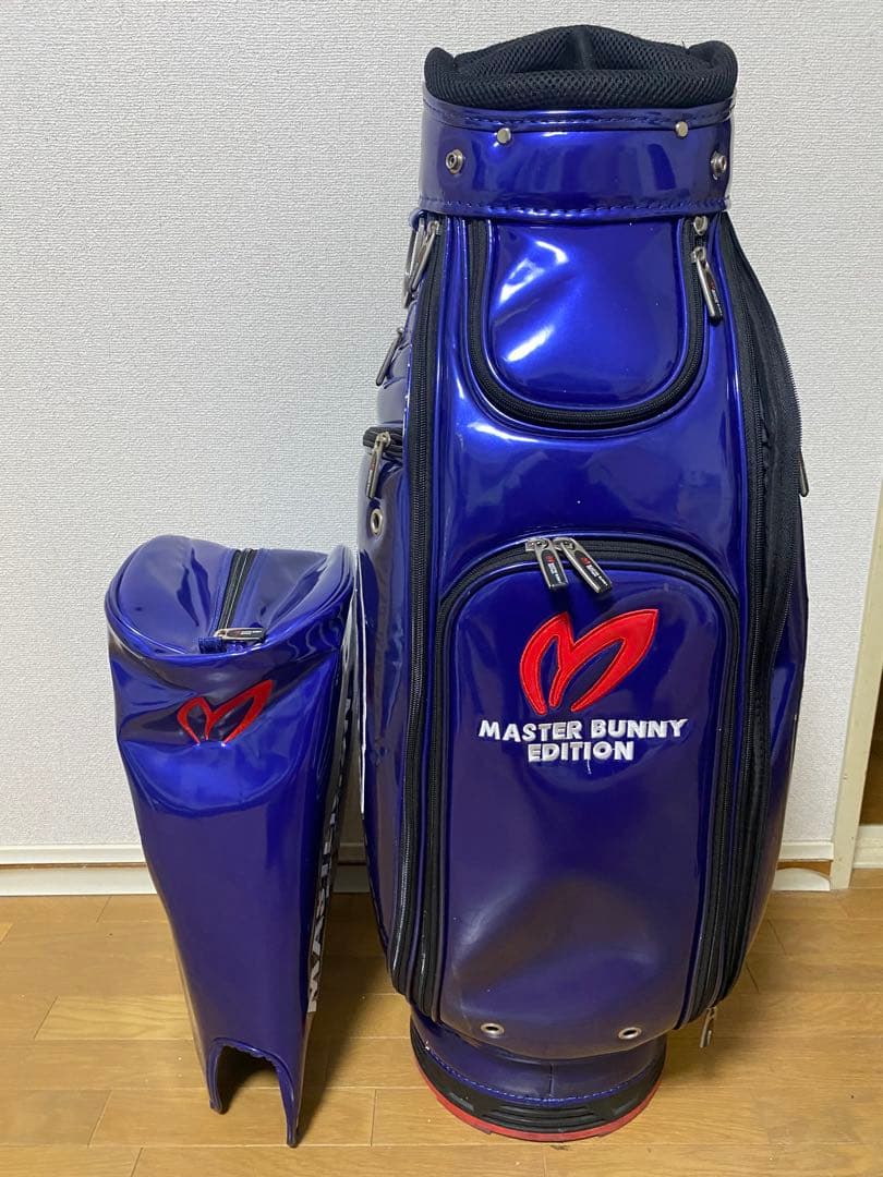 ※週末価格※未使用フードカバー、オマケDRカバー付マスターバニーキャディバック