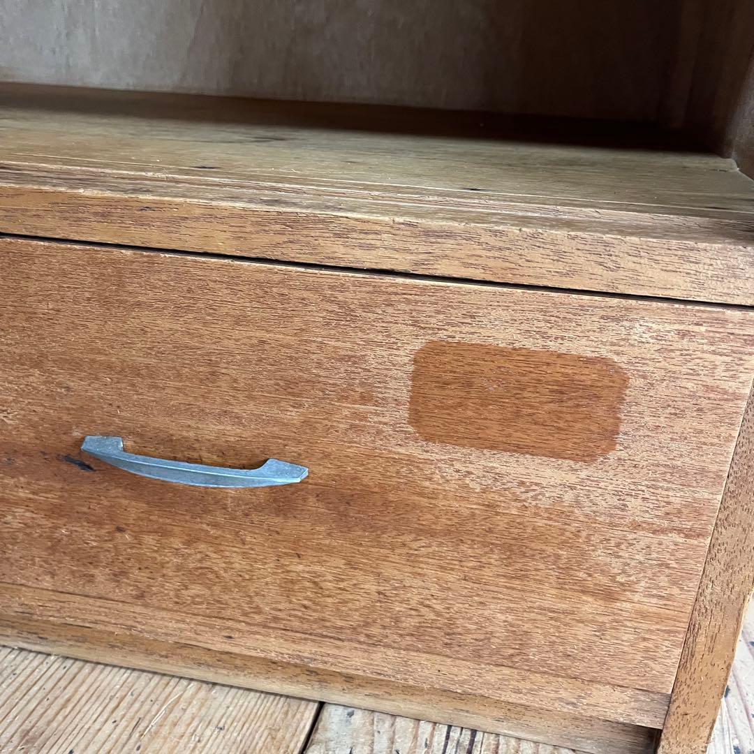 アンティーク オープンラック チェスト 棚 本棚 食器棚 レトロ