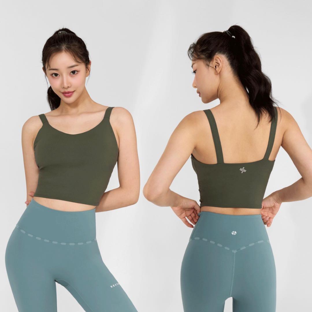 XEXYMIX 裏起毛レギンス9193 モダンネイビー＆ゴーストカーキ　S