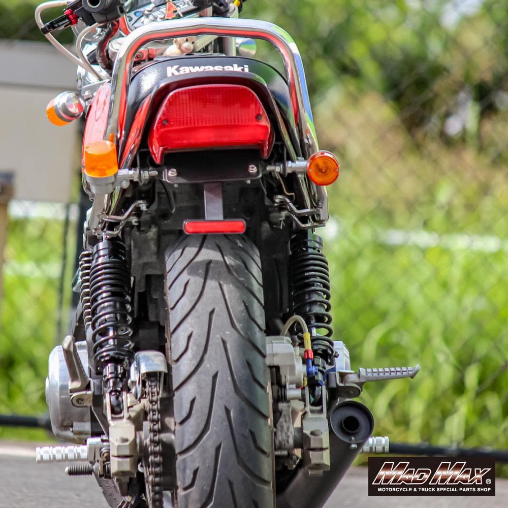 320mm リアサスペンション ローダウン 減衰力調整付き ブラック 2本