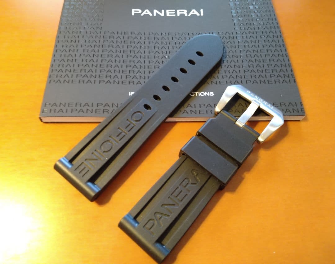 H*O様 【OFFICINE PANERAI】 44m用ラバーベルト／ブラック／
