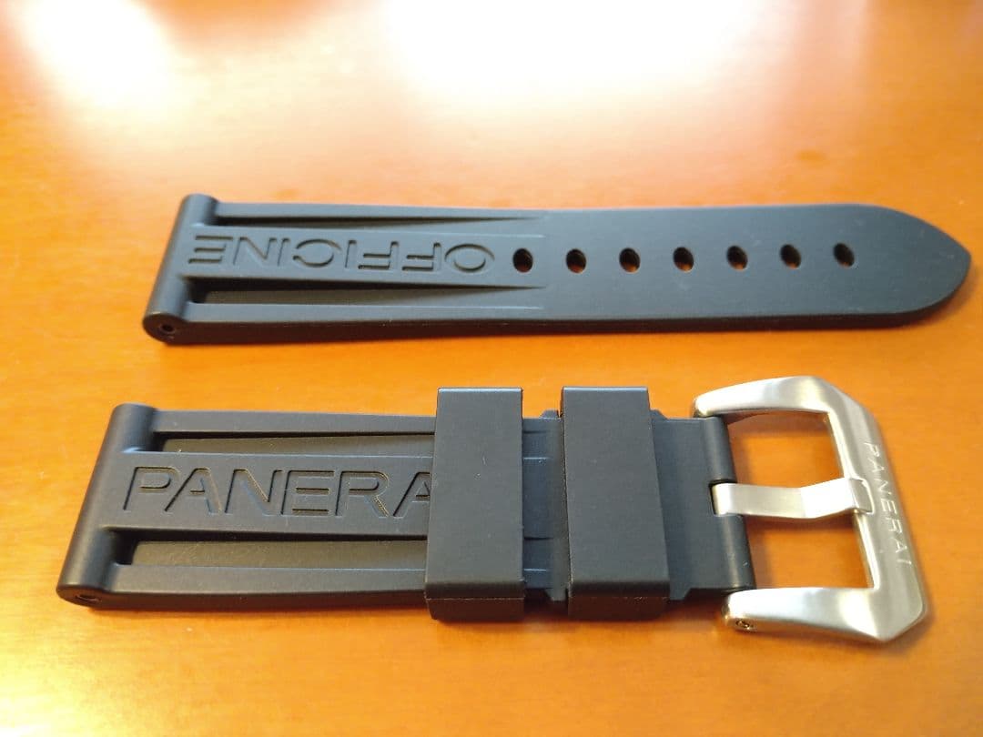 H*O様 【OFFICINE PANERAI】 44m用ラバーベルト／ブラック／