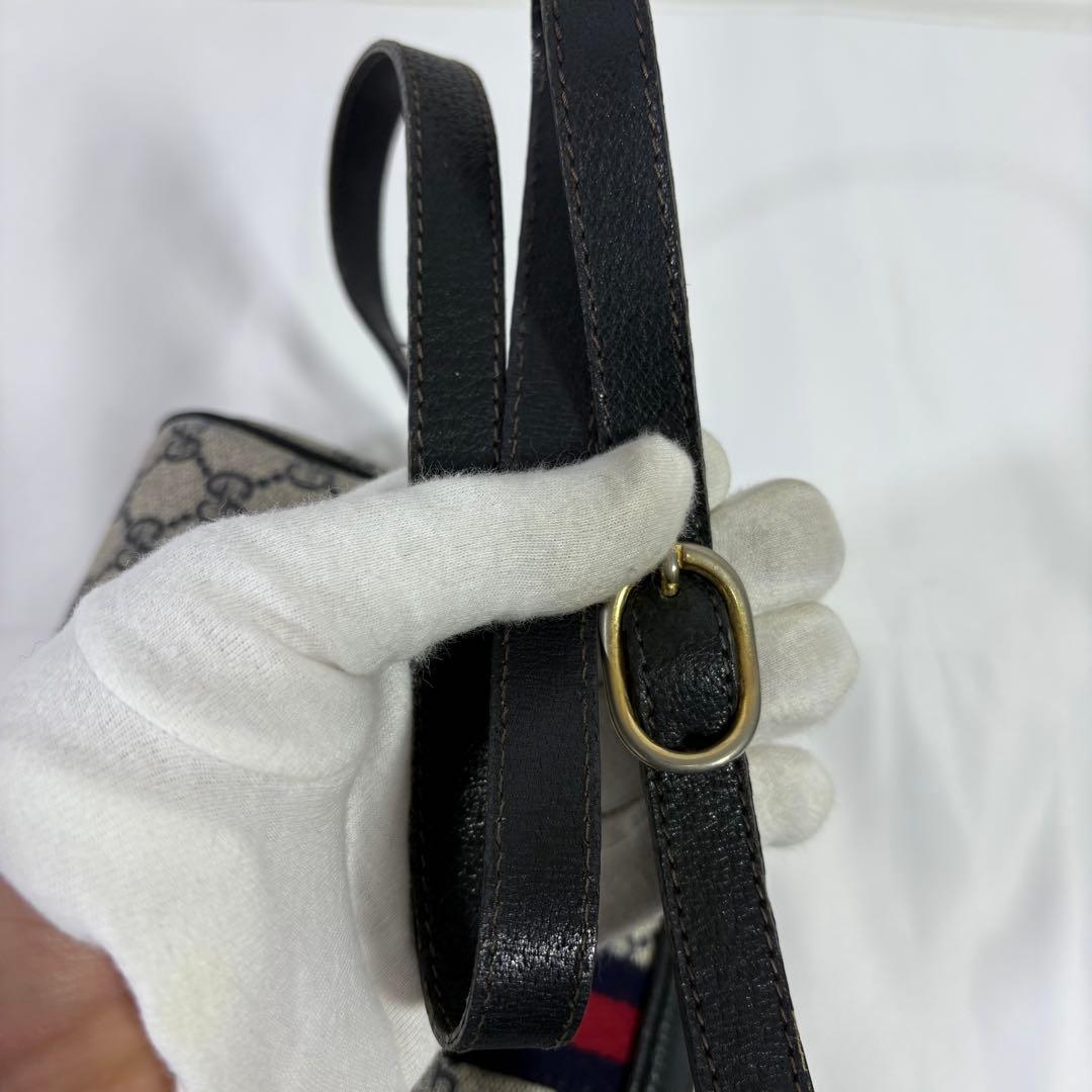 オールドグッチ ショルダーバッグ シェリーライン インターロッキング GG