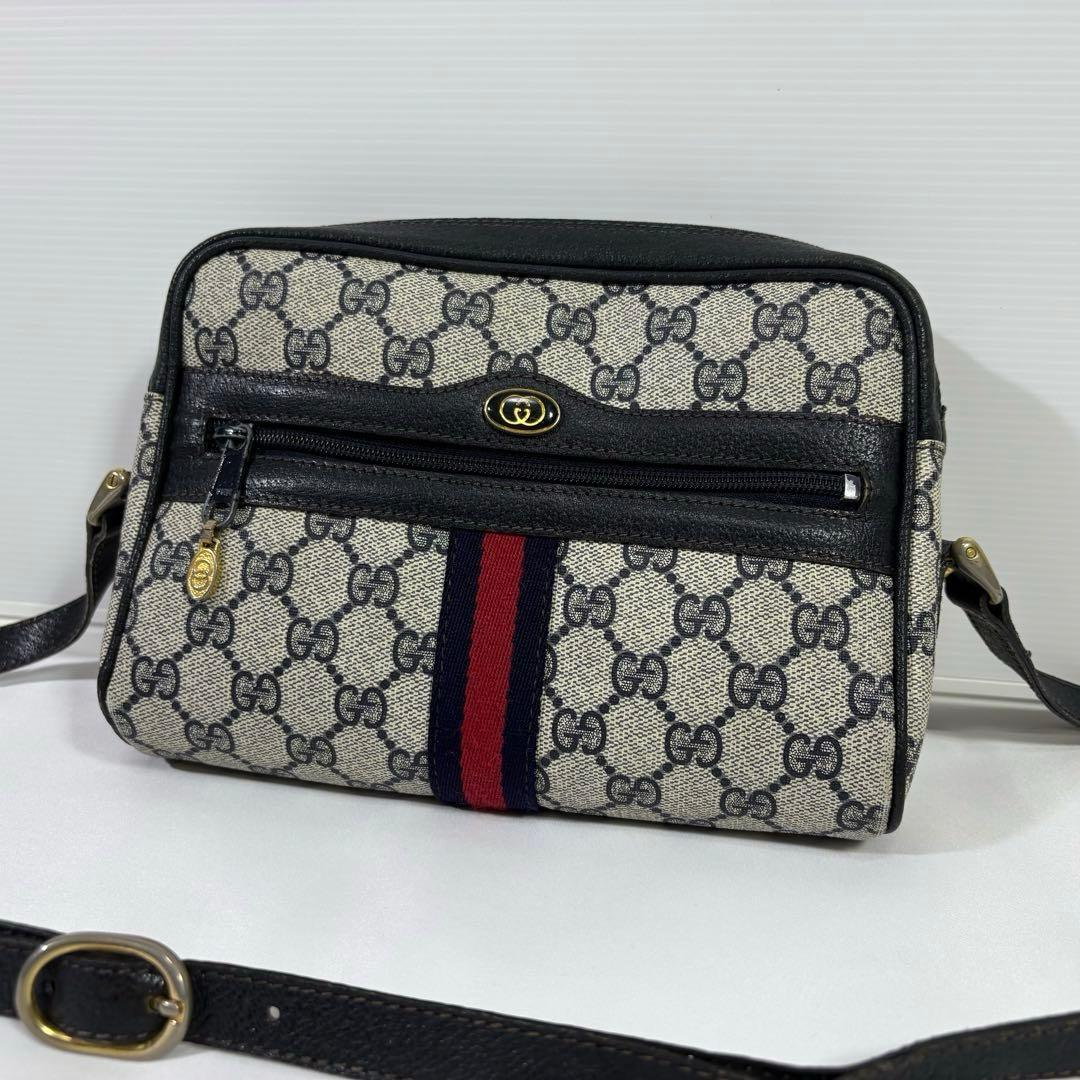 オールドグッチ ショルダーバッグ シェリーライン インターロッキング GG