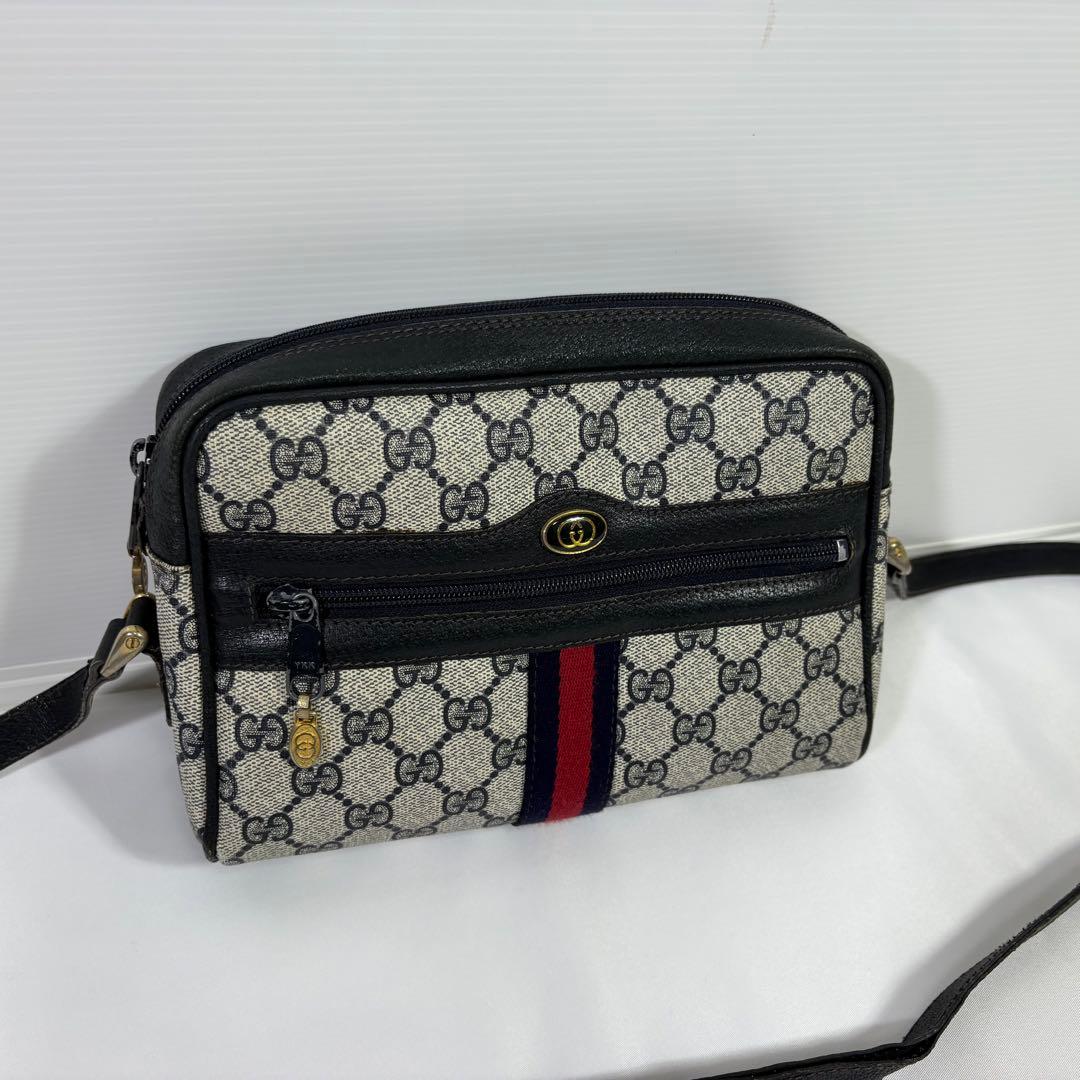 オールドグッチ ショルダーバッグ シェリーライン インターロッキング GG