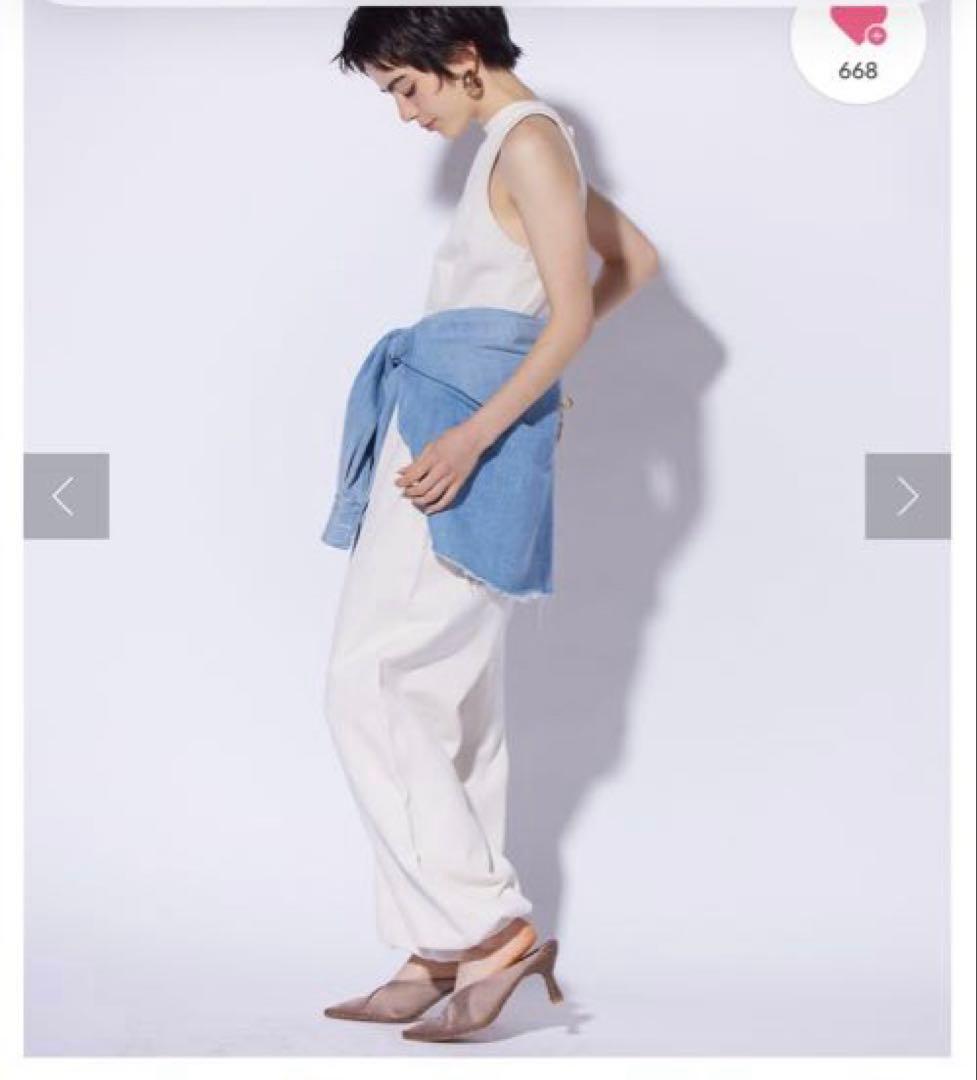 Whim Gazette スウェットアスリーブオールインワン