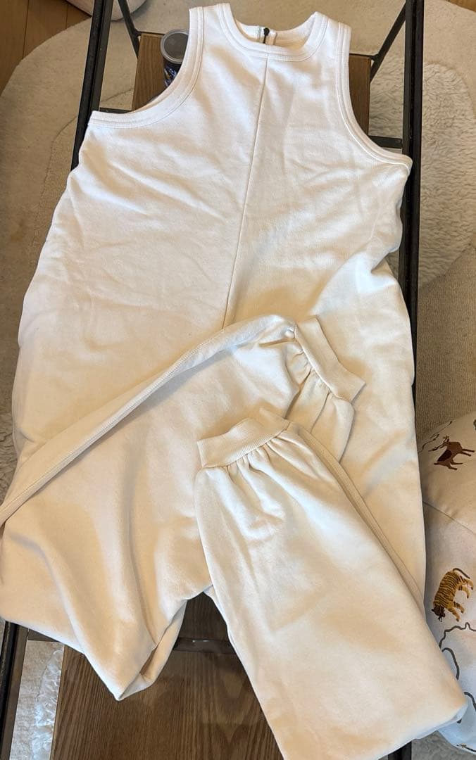 Whim Gazette スウェットアスリーブオールインワン