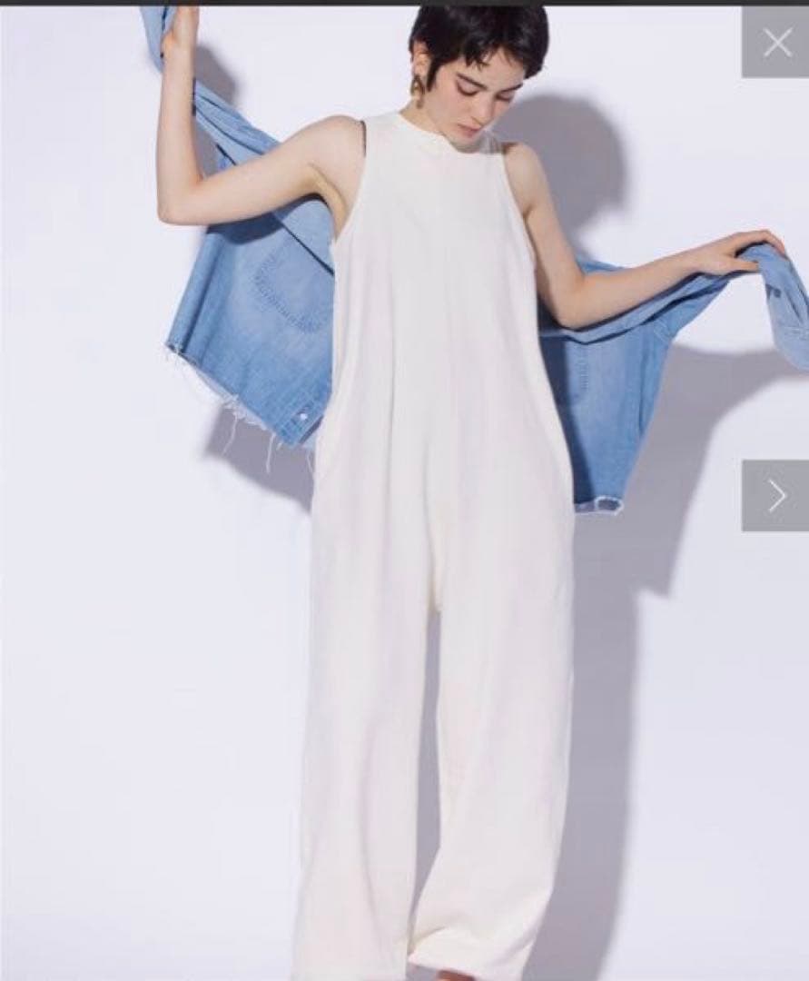 Whim Gazette スウェットアスリーブオールインワン