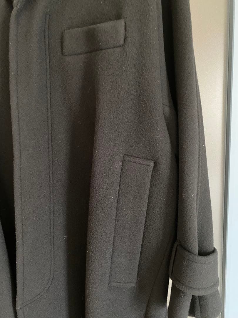 ふ*じ様 soe BaggySleeveLongCoat サイズ1 ブラックウー