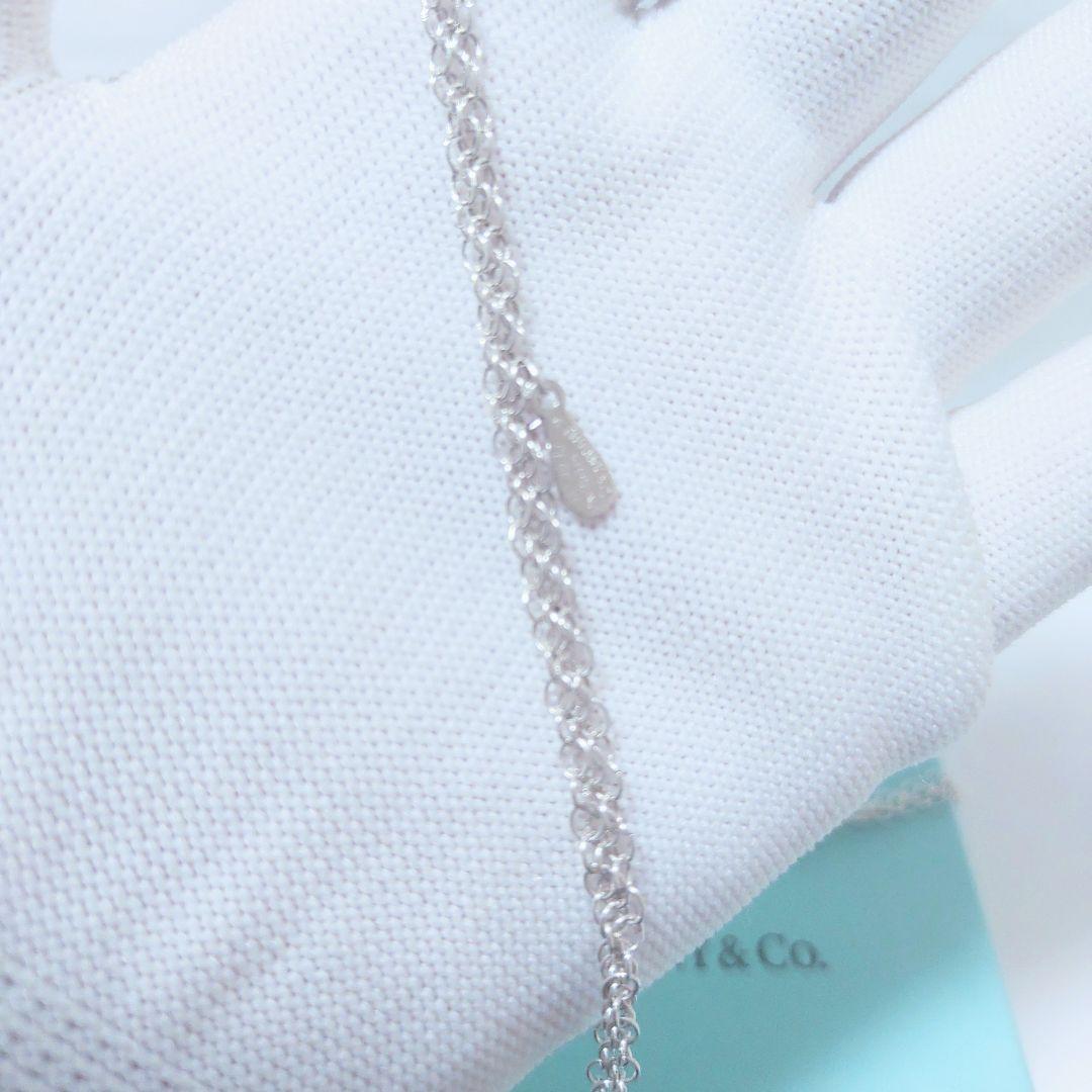 【未使用級】Tiffanyサマセットメッシュネックレス ペンダント 極美品