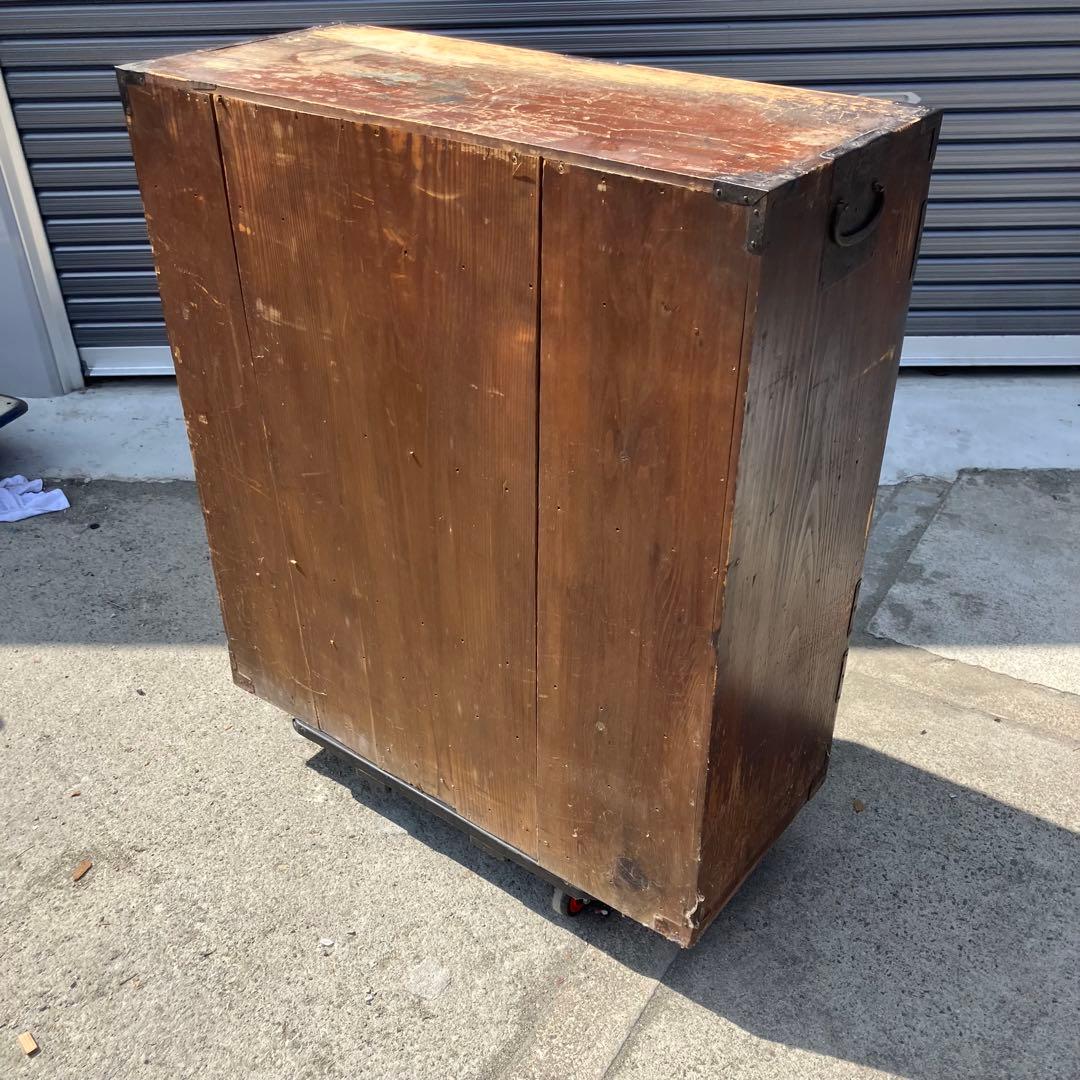 昭和レトロ 古家具 仙台箪笥 時代箪笥 4段7杯 引き出し箪笥 アンティーク