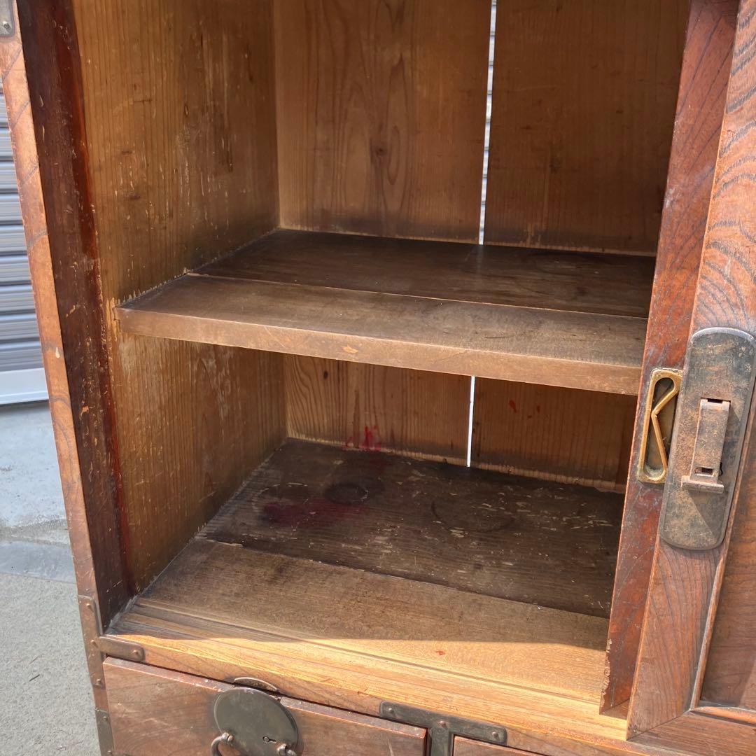 昭和レトロ 古家具 仙台箪笥 時代箪笥 4段7杯 引き出し箪笥 アンティーク