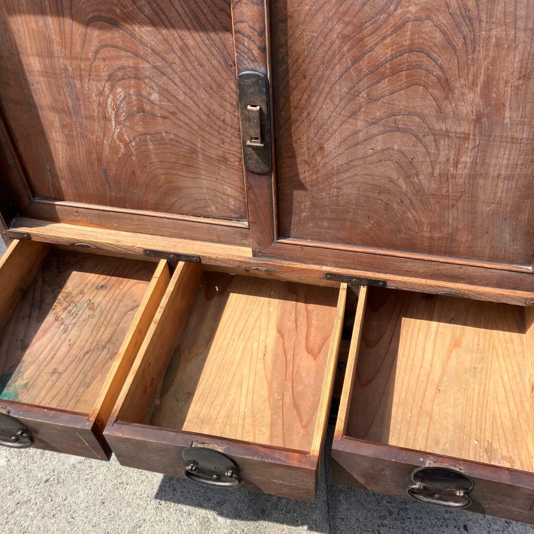 昭和レトロ 古家具 仙台箪笥 時代箪笥 4段7杯 引き出し箪笥 アンティーク