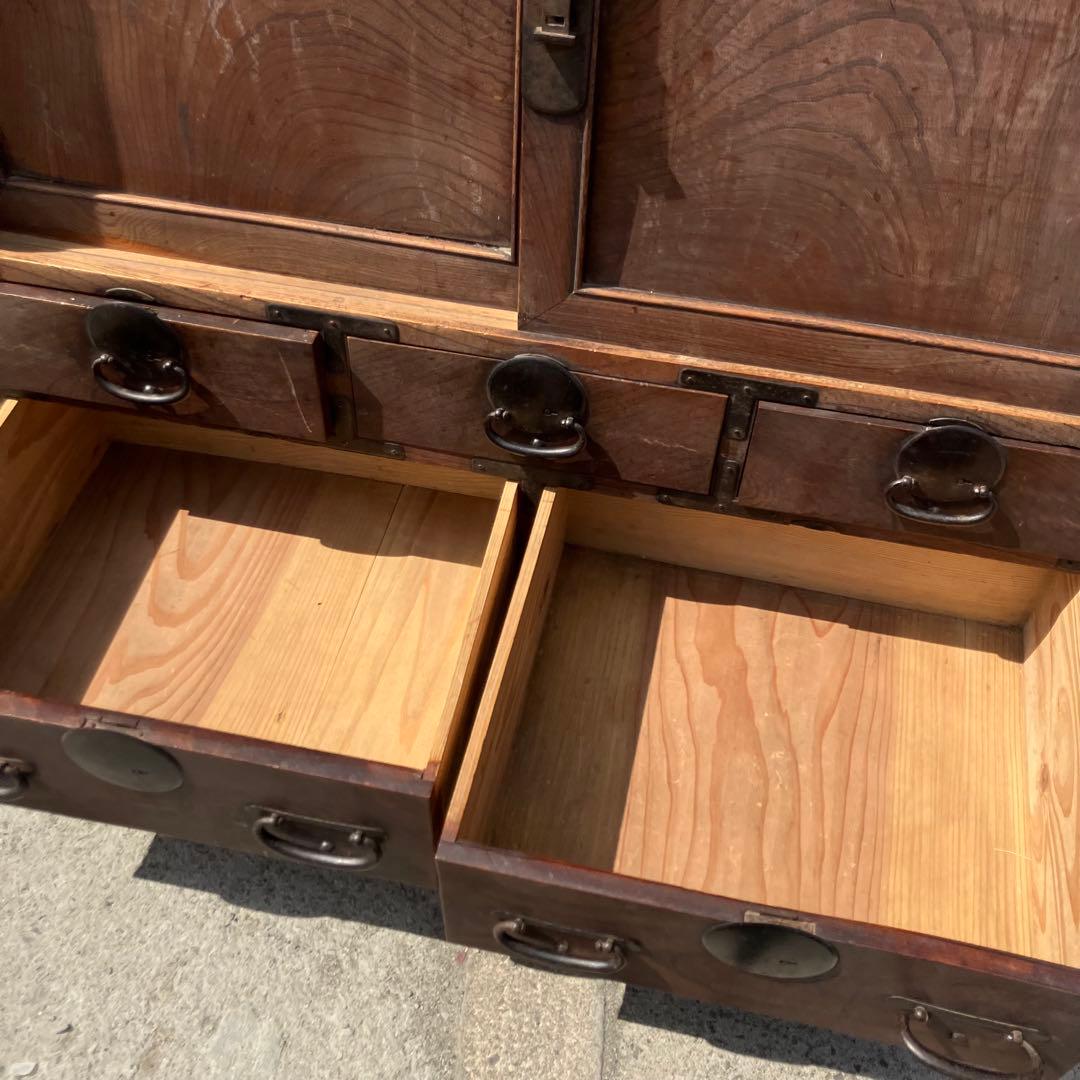 昭和レトロ 古家具 仙台箪笥 時代箪笥 4段7杯 引き出し箪笥 アンティーク