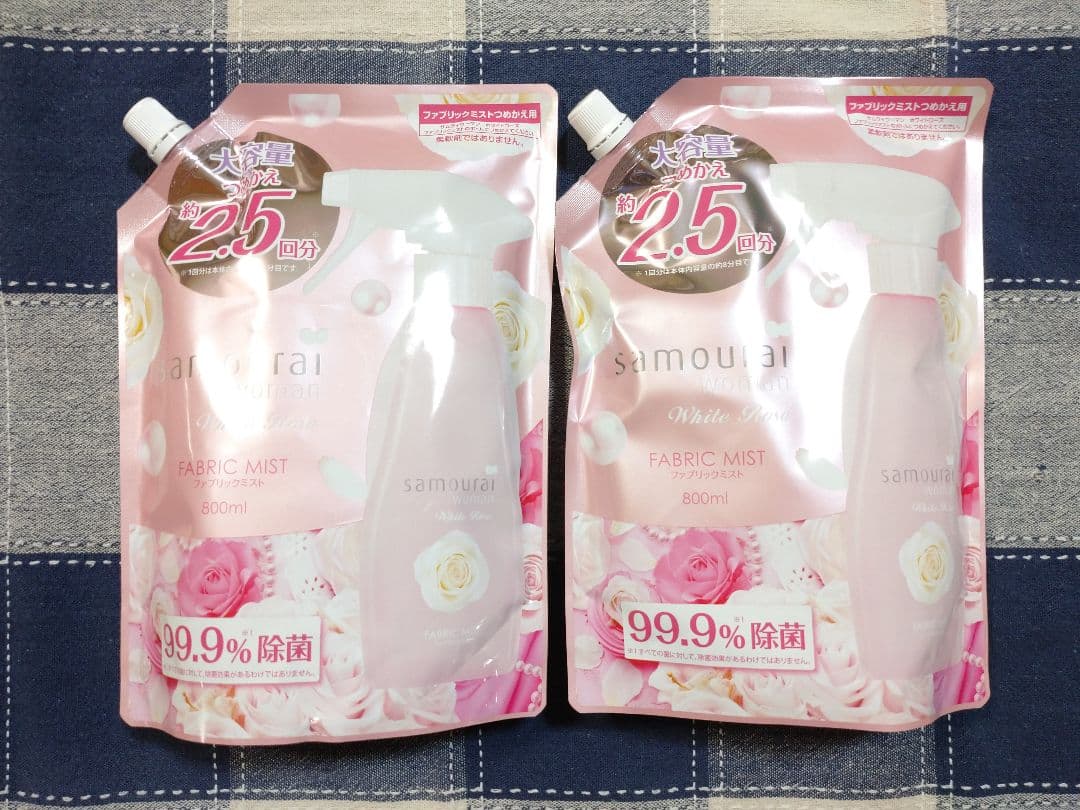 《リコ姫》本体×2本・800ml×6袋【サムライウーマン】ホワイトローズ