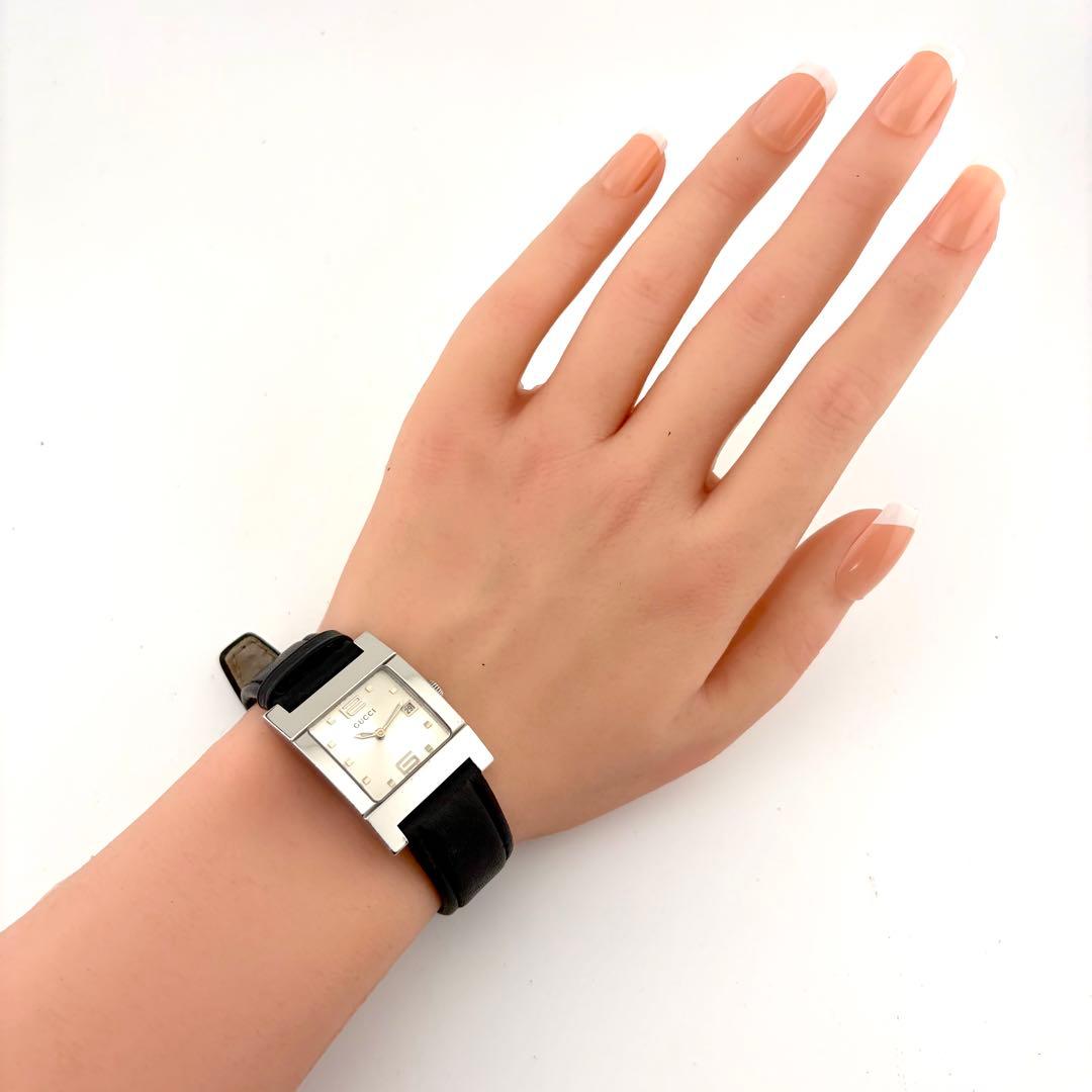 【希少/新品電池/稼働】グッチ 7700L 腕時計 デイト ドレス クォーツ