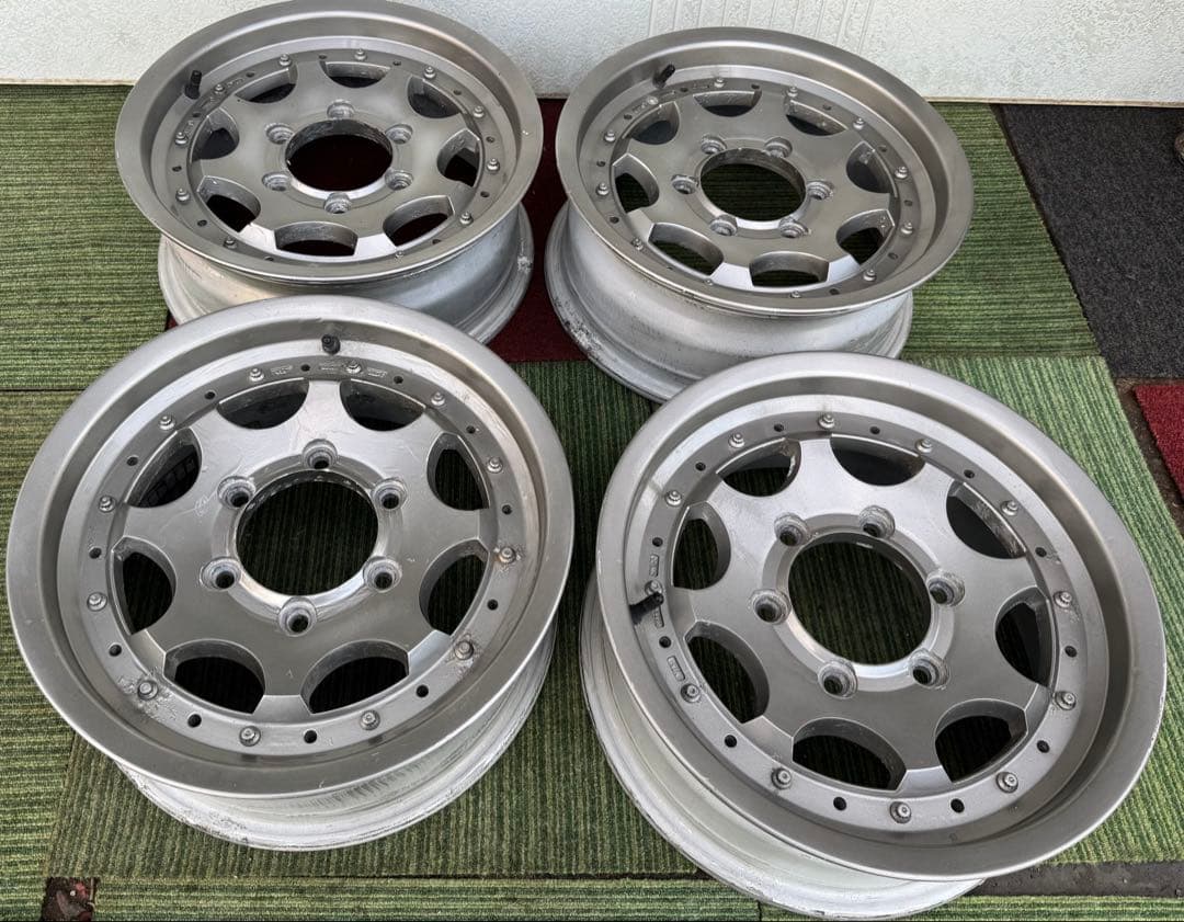 ハイエース社外アルミホイール15インチ6J インセット22 6穴 PCD139.