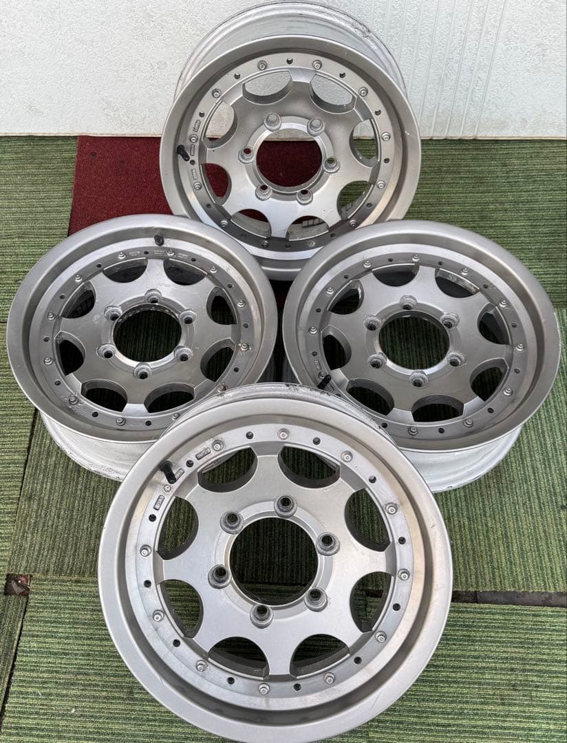 ハイエース社外アルミホイール15インチ6J インセット22 6穴 PCD139.
