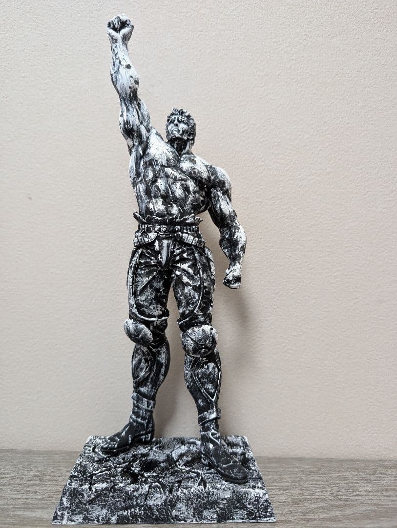 junページ　受注リペイント　北斗の拳　ラオウ　墨&黄金セット