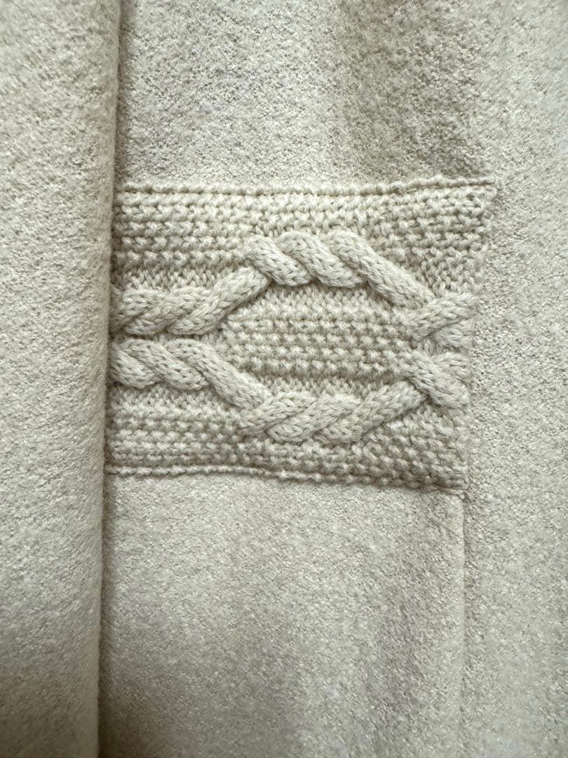 ピノーレ　フェスタミルドフーデッドコート　ベージュ　40