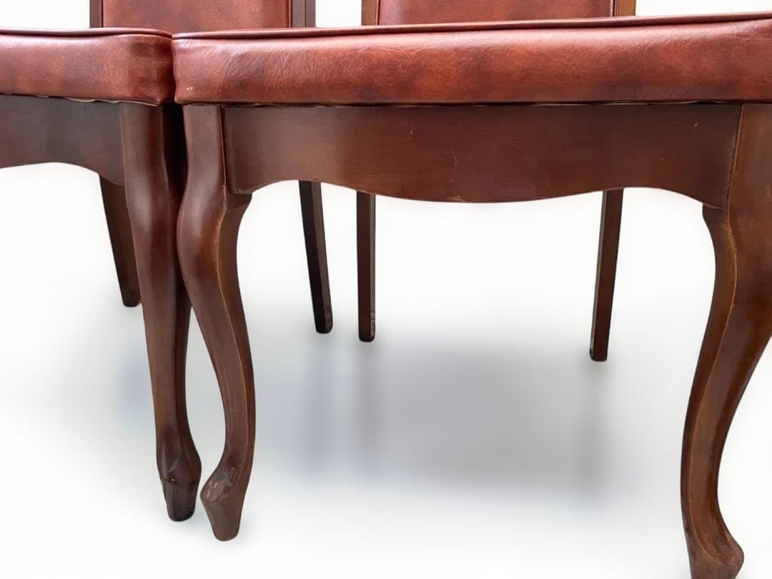 オリバー　アンティーク　鋲打ち　クラシック　２脚セット　05c20