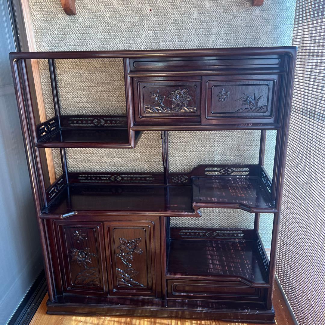 カリモク　茶箪笥