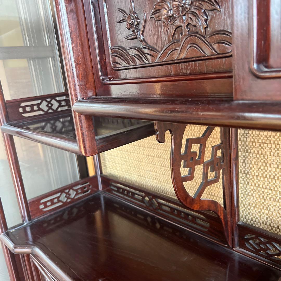 カリモク　茶箪笥