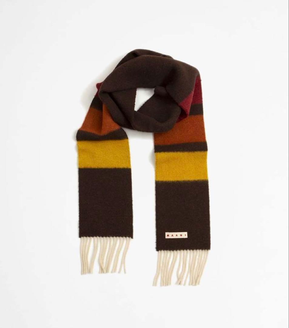 Marni マルニ ブラッシュド ウール マフラー