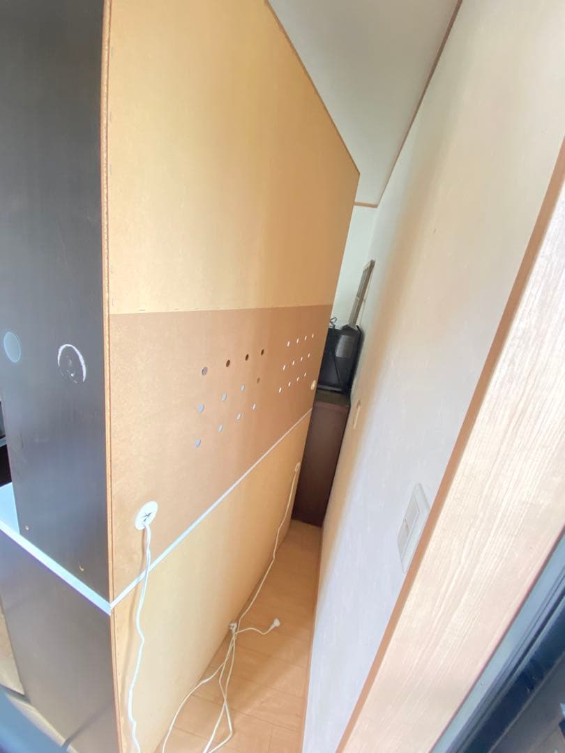 ニトリ キッチンボード ダークブラウン 120センチ