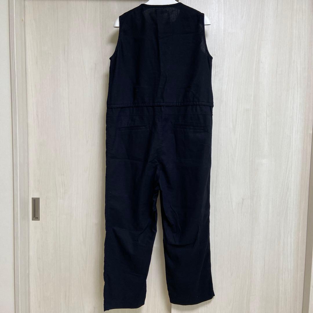 LEMLELANGE ウエストドロスト付きオールインワン ブラック　新品タグ付き