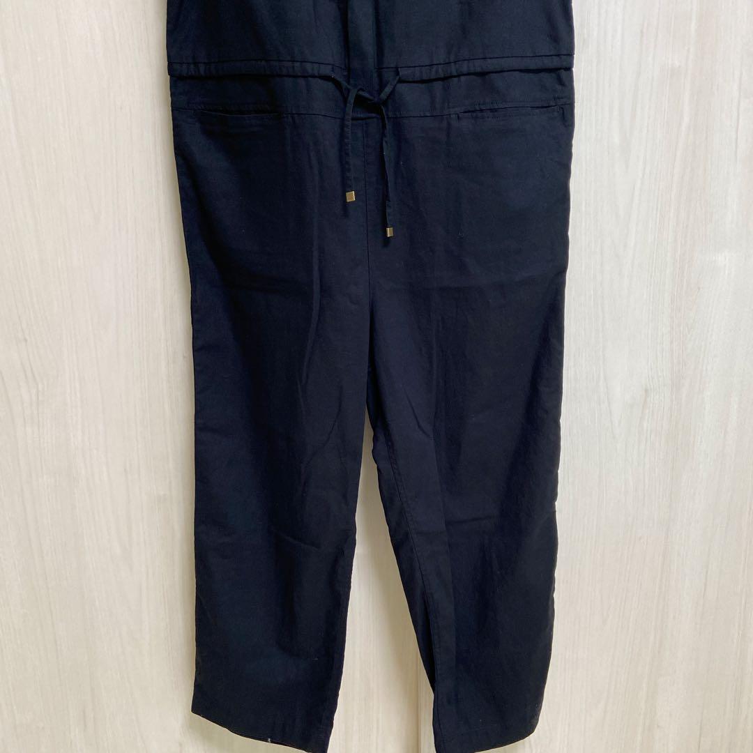 LEMLELANGE ウエストドロスト付きオールインワン ブラック　新品タグ付き