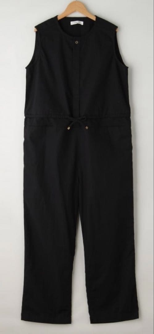 LEMLELANGE ウエストドロスト付きオールインワン ブラック　新品タグ付き