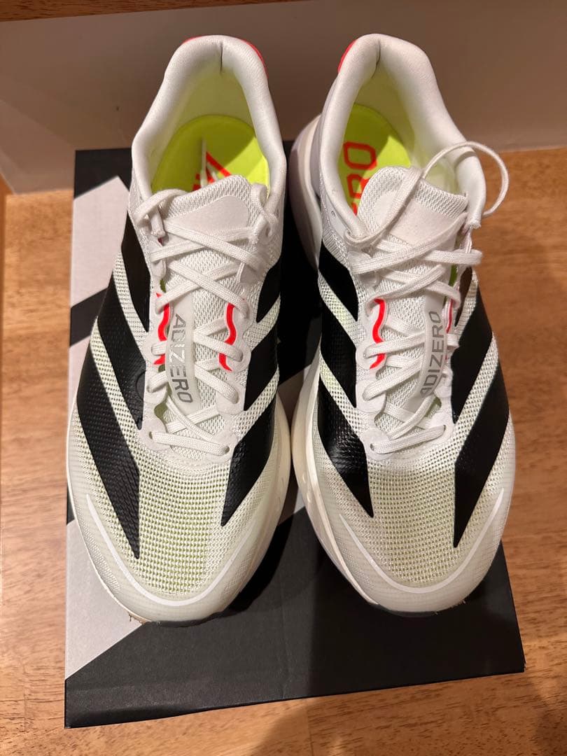 ADIZERO BOSTON 13 M ホワイト/ブラック/レッド