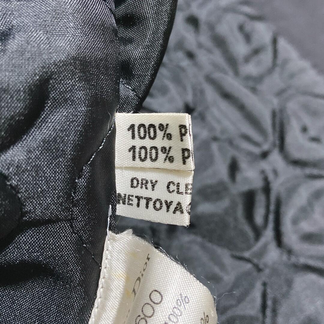 クリスチャンディオール　キルティング　ファーコート　ロング　袖ファー　ブラック