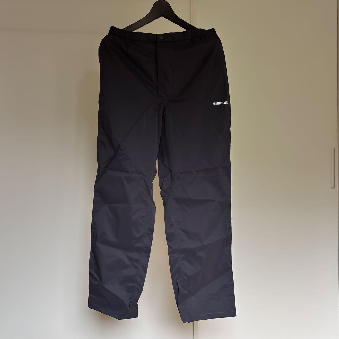 ほぼ未使用｜SHIMANO RA-005V ブラック レインウェア L