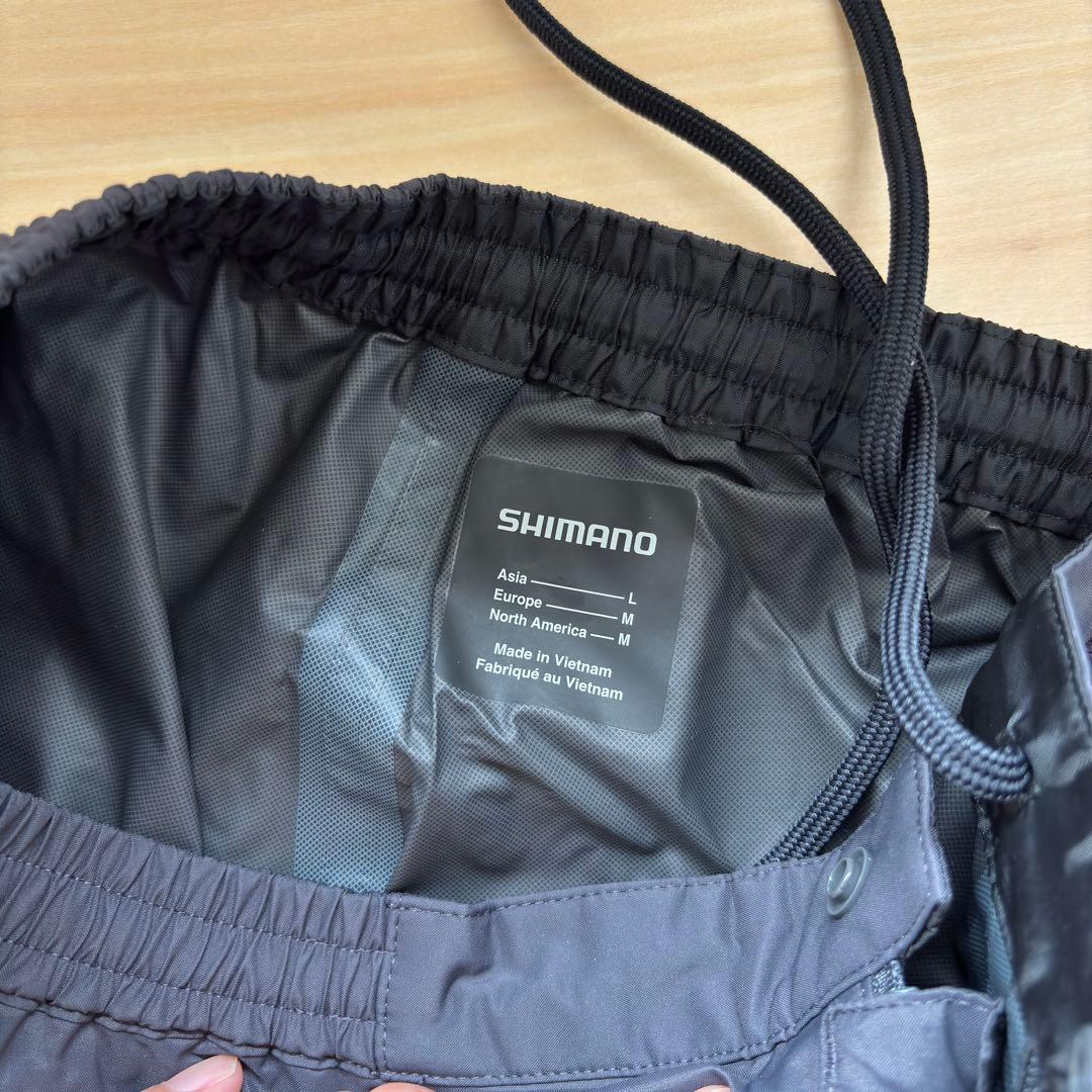 ほぼ未使用｜SHIMANO RA-005V ブラック レインウェア L