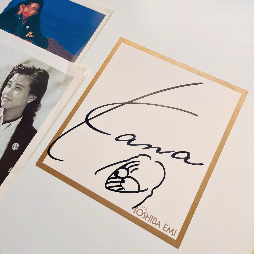 サイン色紙付き 稀少 レコード 和田加奈子 テンダネス Tenderness
