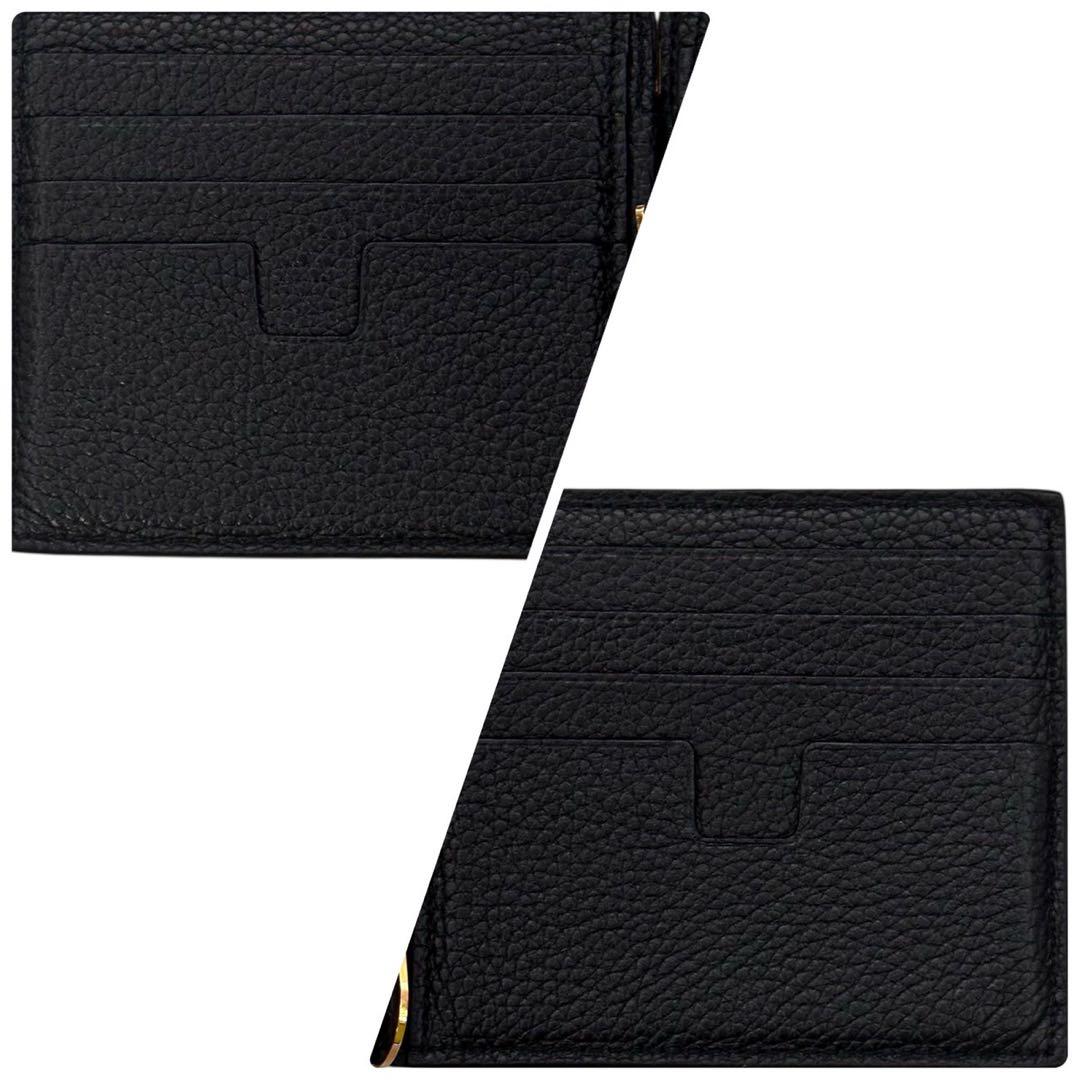 極美品 トムフォード マネークリップ 財布 札入れ カードケース コンパクト 黒