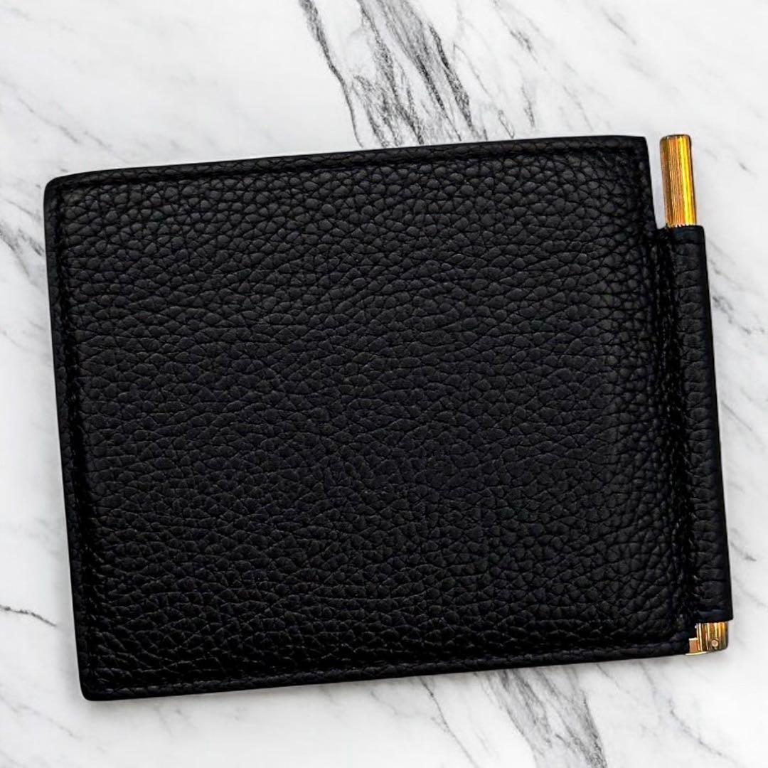 極美品 トムフォード マネークリップ 財布 札入れ カードケース コンパクト 黒