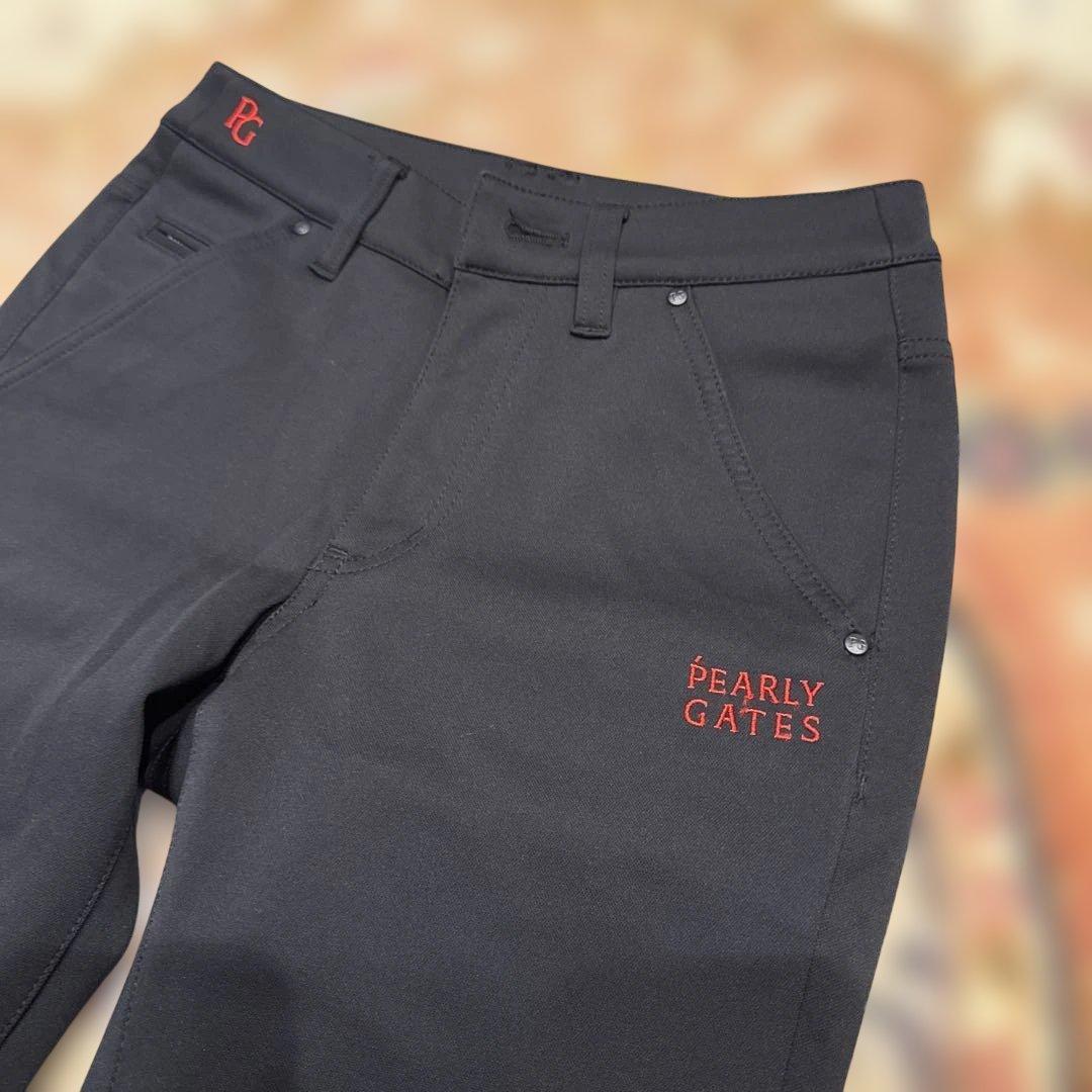 PEARLY GATES ブラックパンツ 00